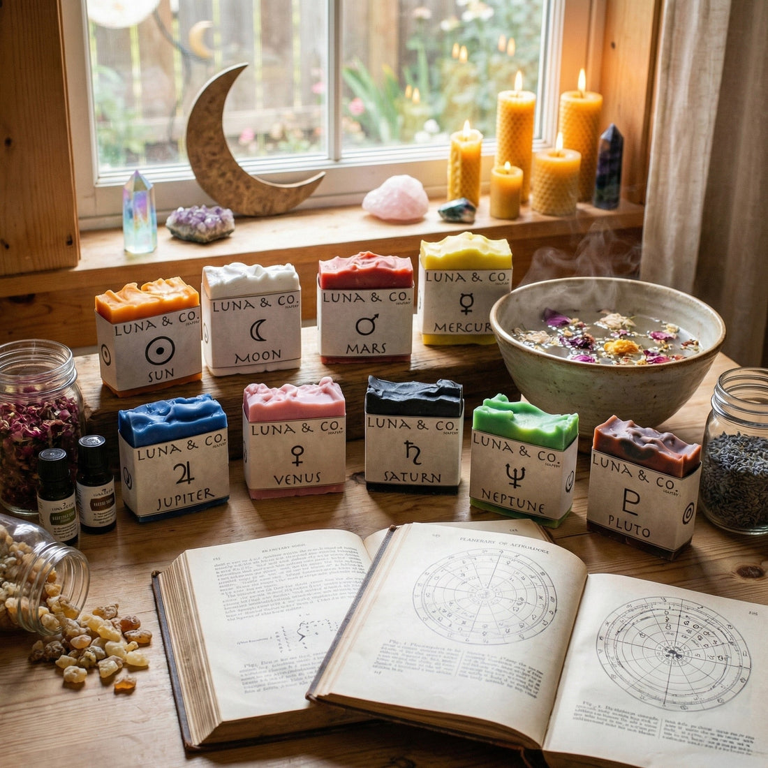 Aromatic Planetary Essential Oil Soap: Your Guide to Daily Celestial Practice - Luna & Co. Soapery