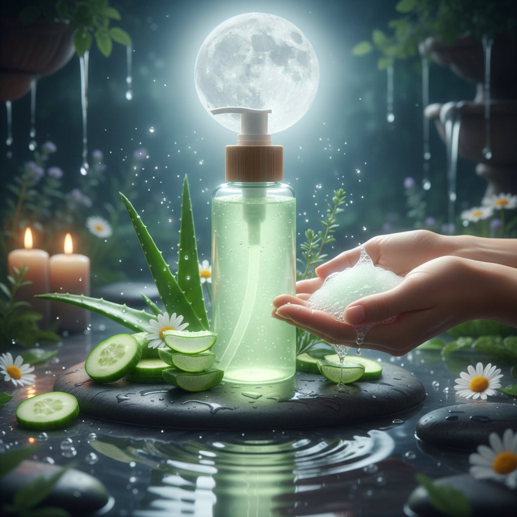 Moon Magick in Your Skincare: The Lunar Power of Organic Aloe Vera Cleansing - Luna & Co. Soapery