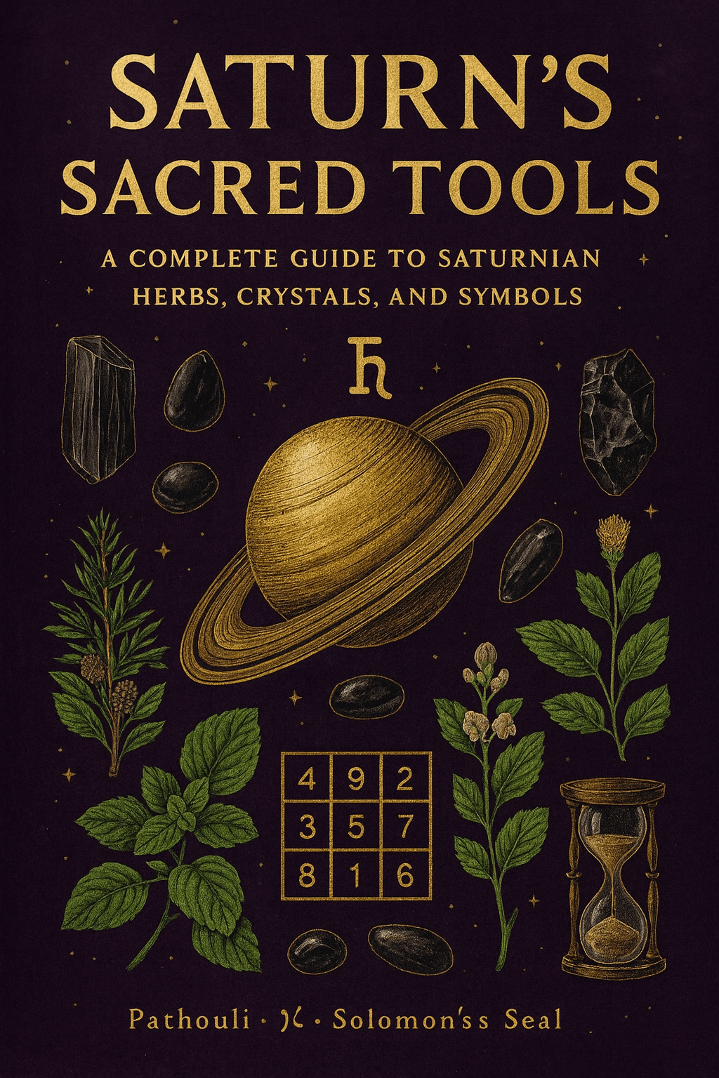 Saturn's Sacred Tools: A Complete Guide to Saturnian Herbs, Crystals, and Symbols - Luna & Co. Soapery