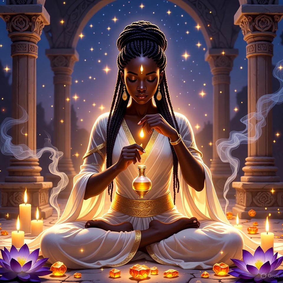 Spiritual Body Oil for Meditation: An Anointing Guide for Deeper Practice - Luna & Co. Soapery