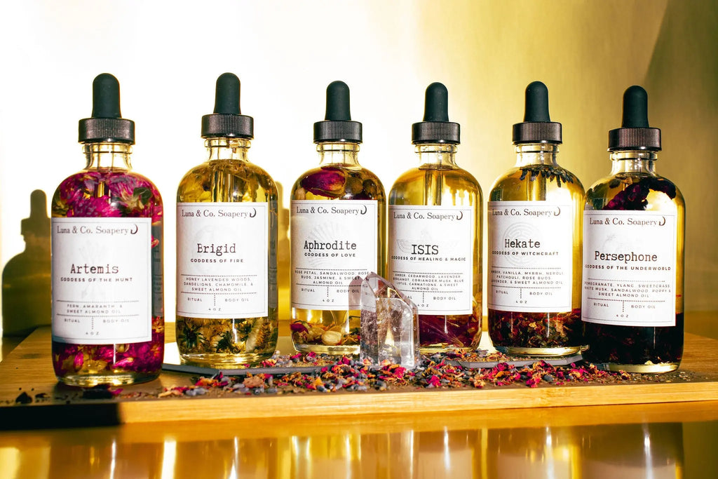 Goddess Body Oils - Luna & Co. Soapery