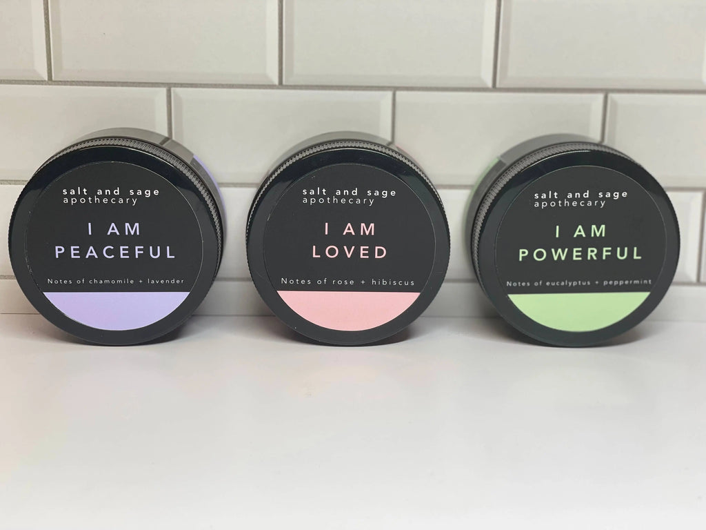 I AM Powerful Whipped Organic Body Butter Salt & Sage Apothecary