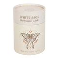 Luna Moth Manifestation Candle with Clear Quartz Crystals Something Different Wholesale