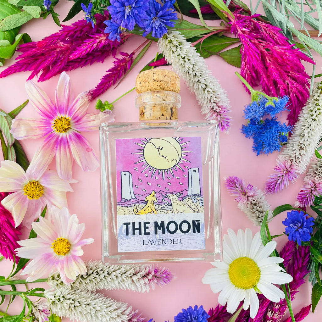 The Moon Tarot Card Home Reed Diffuser - Luna & Co. Soapery