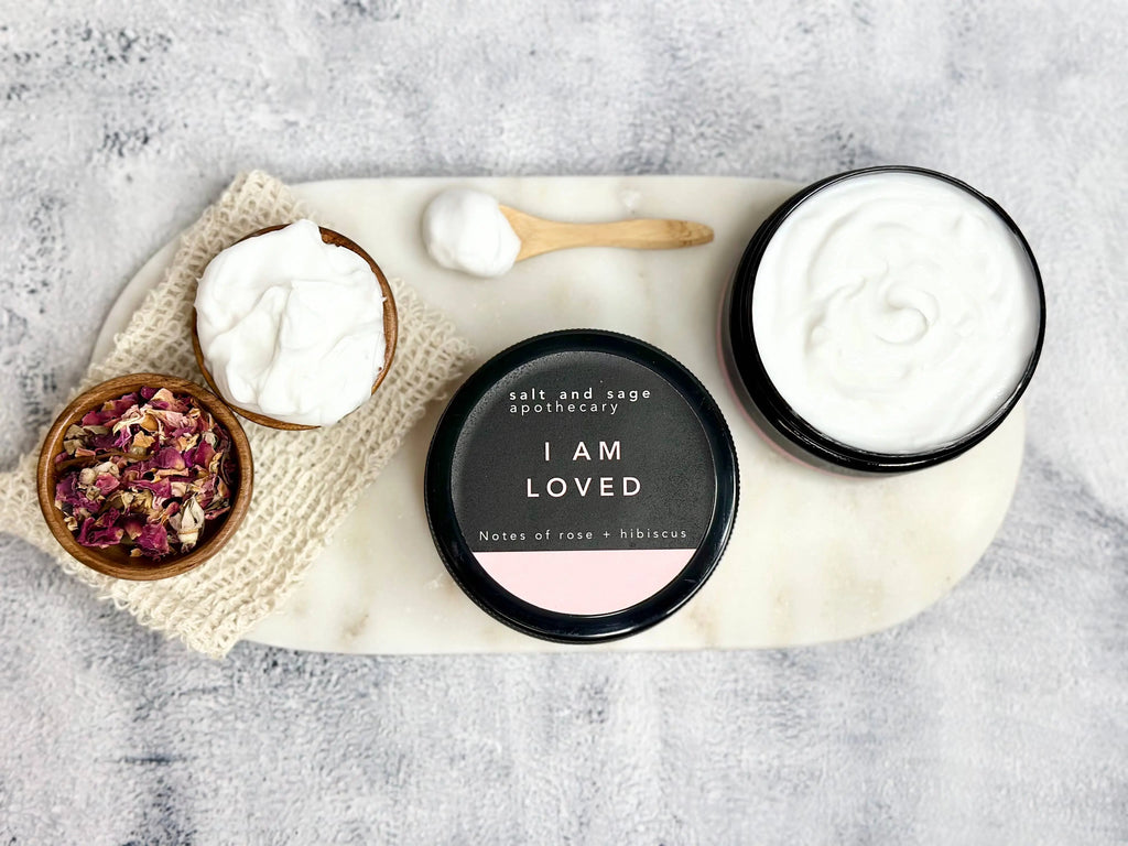 I AM Loved Whipped Organic Body Butter Salt & Sage Apothecary