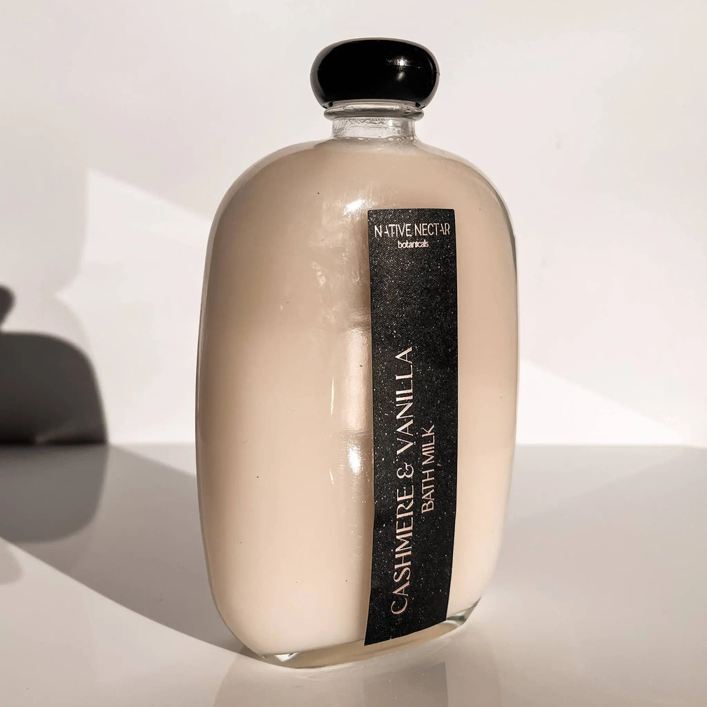 Cashmere & Vanilla Bath Milk Native Nectar Botanicals