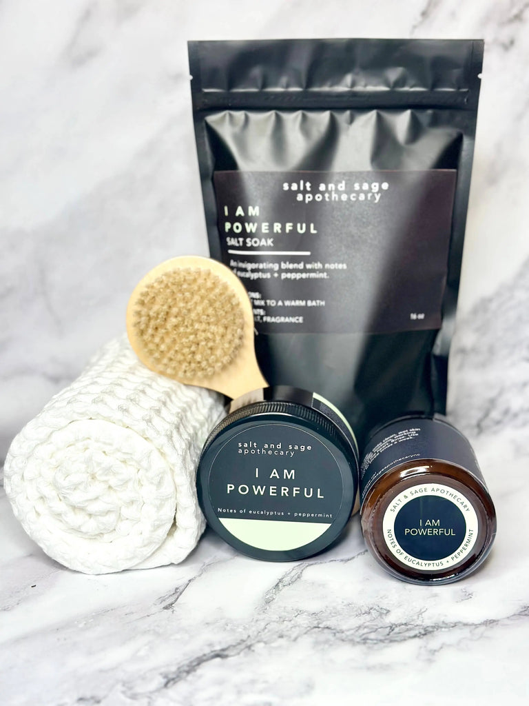 I AM Powerful Whipped Organic Body Butter Salt & Sage Apothecary