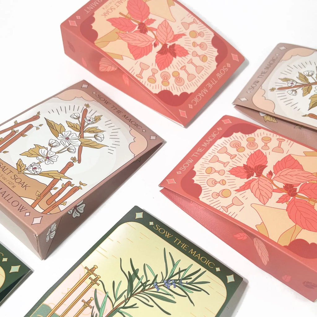 Rosemary Tarot Bath Salt Soak Sow the Magic
