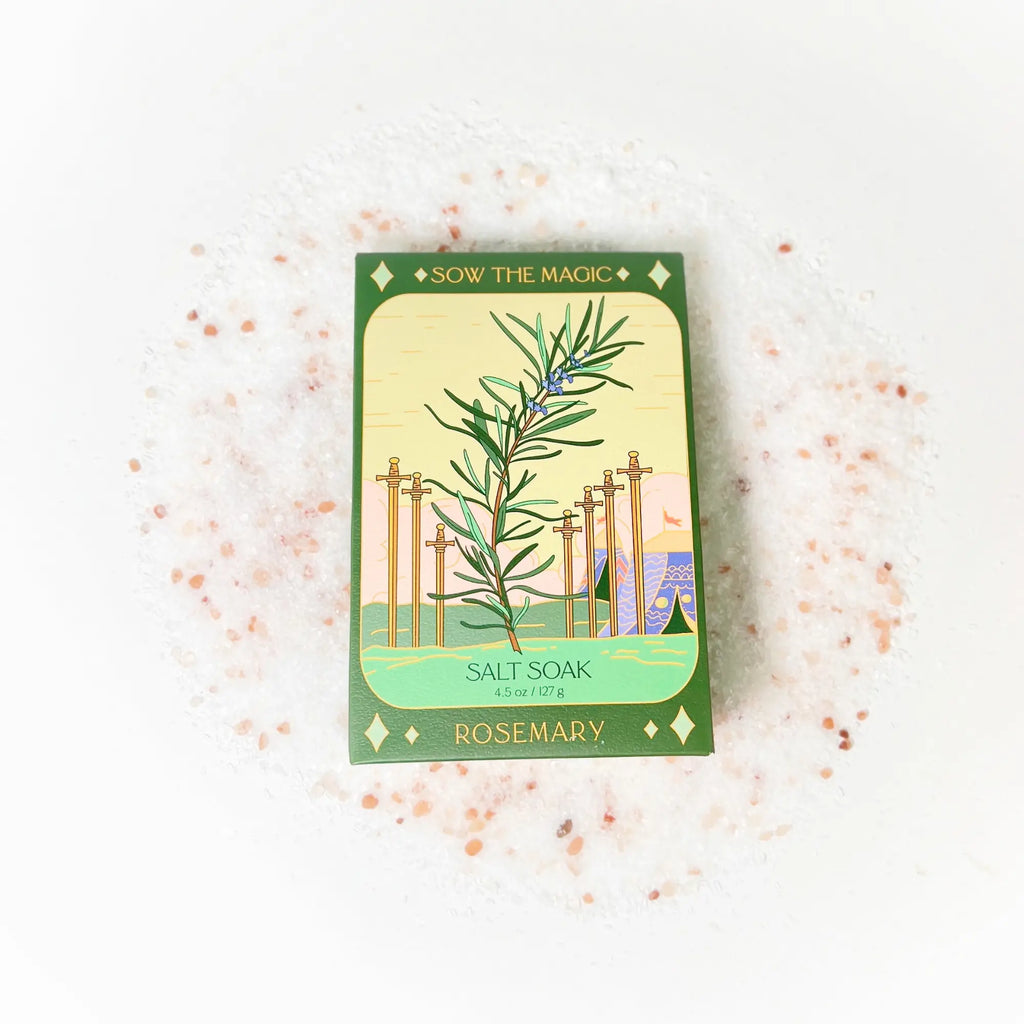 Rosemary Tarot Bath Salt Soak Sow the Magic