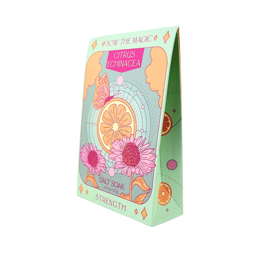 Strength Salt Soak in Citrus Echinacea Sow the Magic