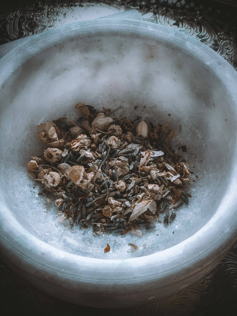 Sleep. Dreams. Night: Chamomile, Lavender, Jasmin Herbal Tea Night Rituals Occult