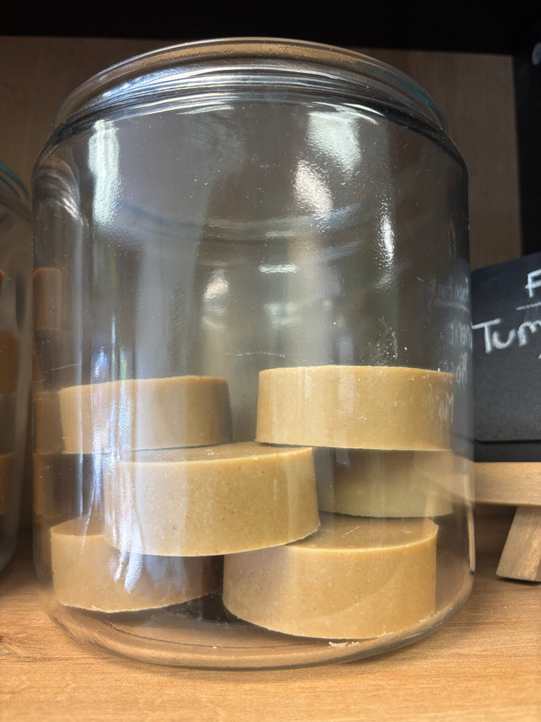 Mystical Glow Face Bars Luna & Co. Soapery. Aloe and matcha