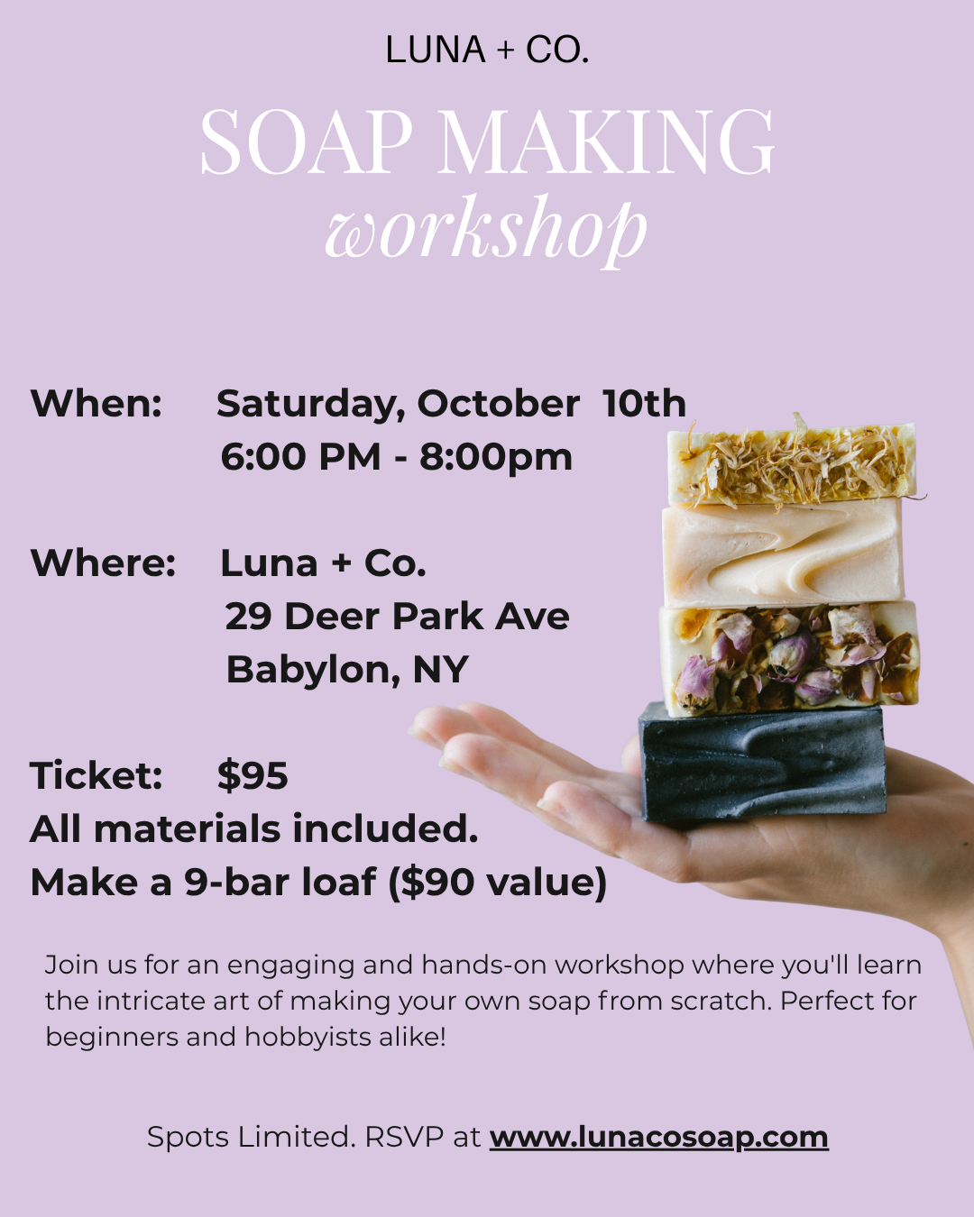 Soap Making Workshop