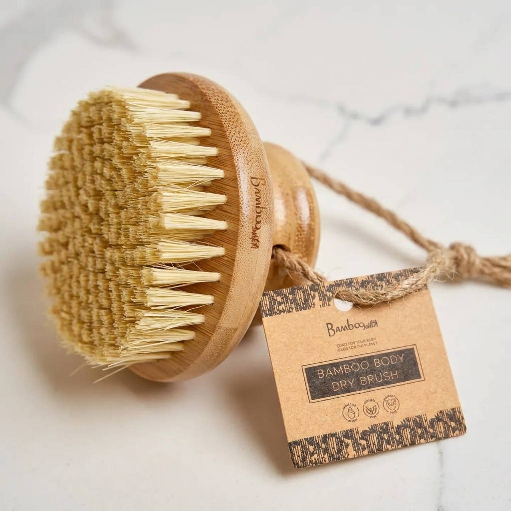 Bamboo Body Dry Brush | Earth Day Bestseller - Luna & Co. SoaperyBamboo SwitchLuna & Co. Soapery