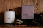 Blackberry & Saffron l Gold Lid Candle & Boutique Box - Luna & Co. SoaperyWoodsy HomelifeLuna & Co. Soapery