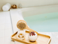 Coconut Rose Bath Bomb - Luna & Co. SoaperyBath BombSalt & Sage ApothecaryLuna & Co. Soapery