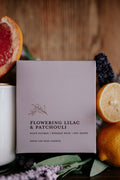 Flowering Lilac & Mimosa l Gold Lid Candle & Boutique Box