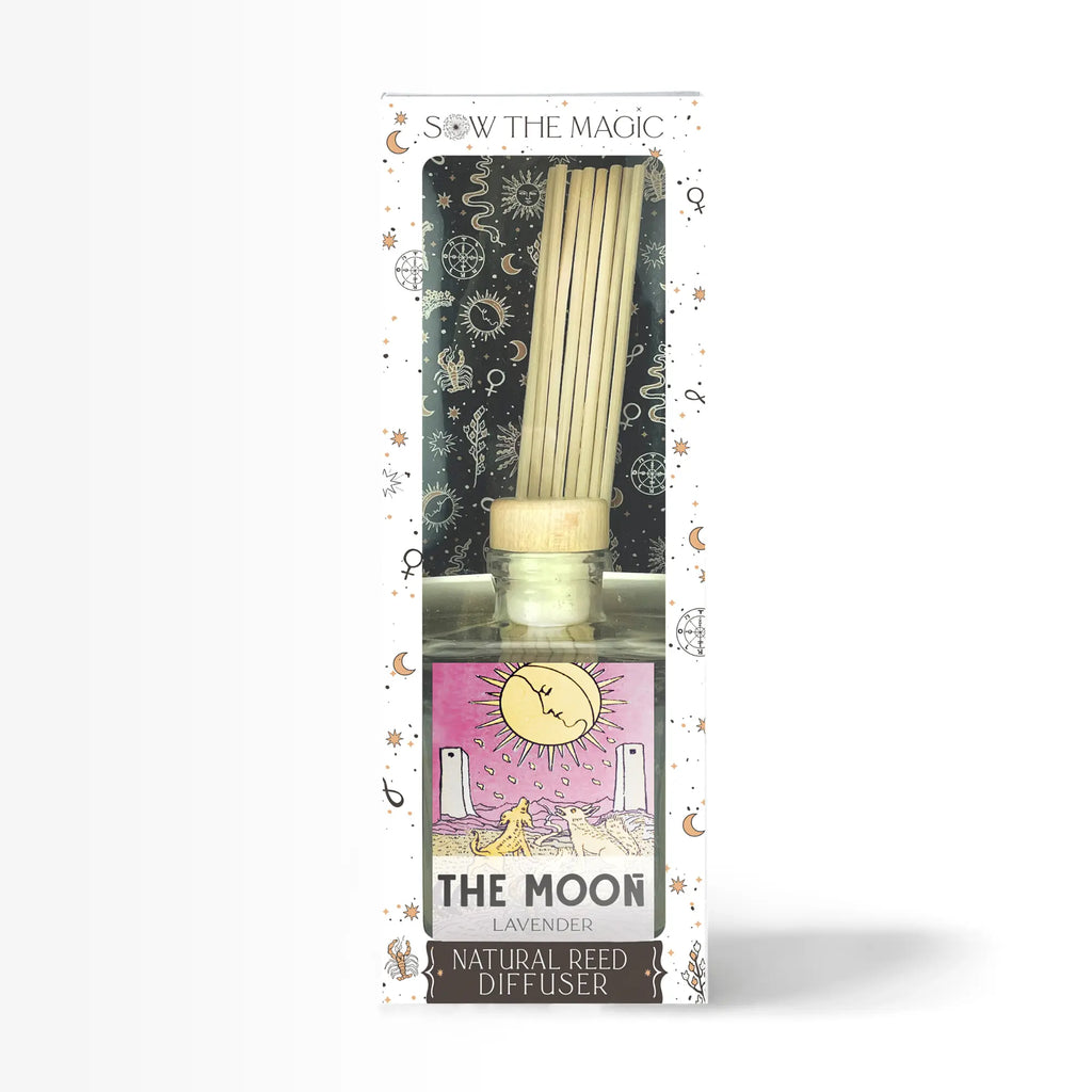 The Moon Tarot Card Home Reed Diffuser - Luna & Co. Soapery
