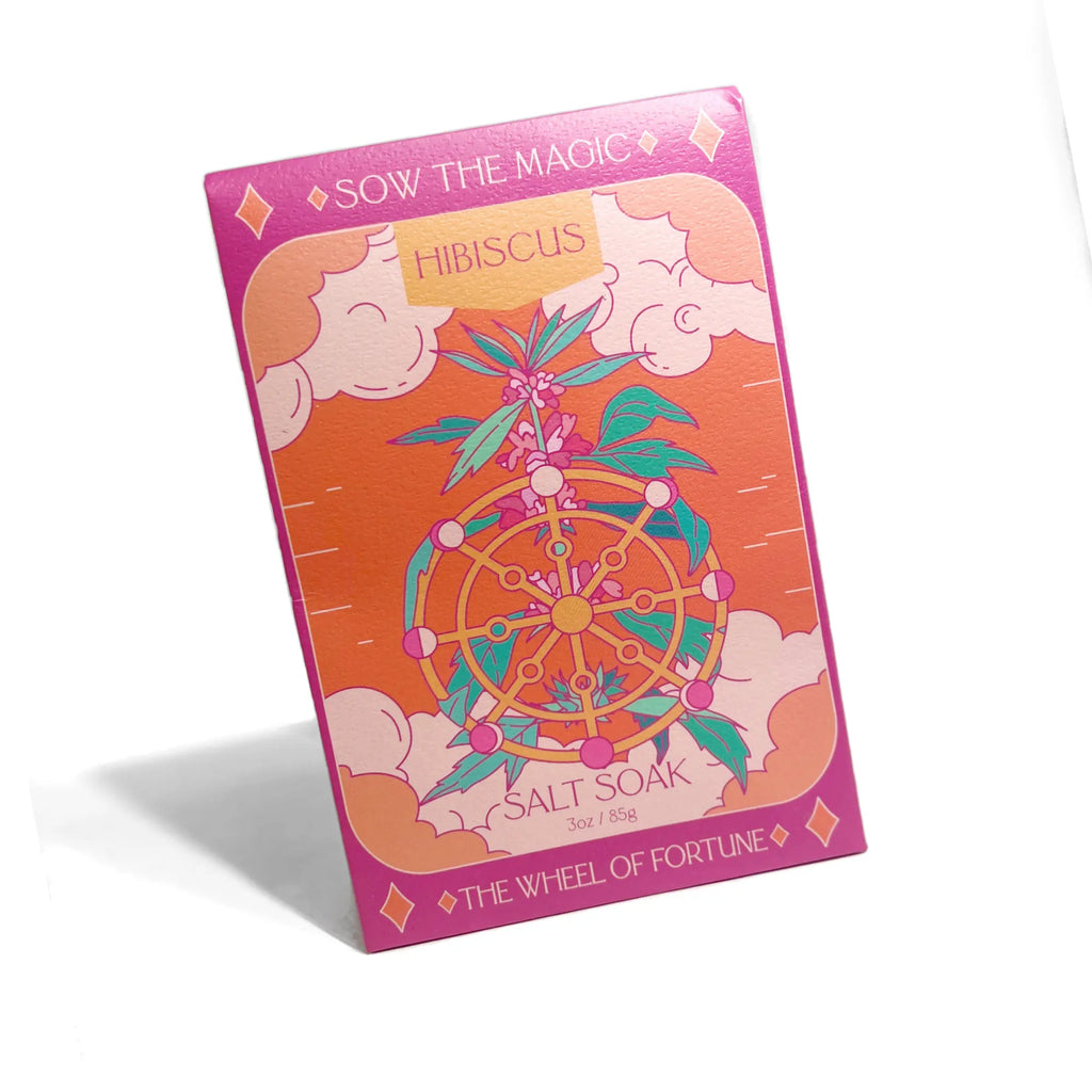The Wheel of Fortune Salt Soak in Hibiscus Sow the Magic