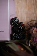 Blackberry & Saffron l Gold Lid Candle & Boutique Box