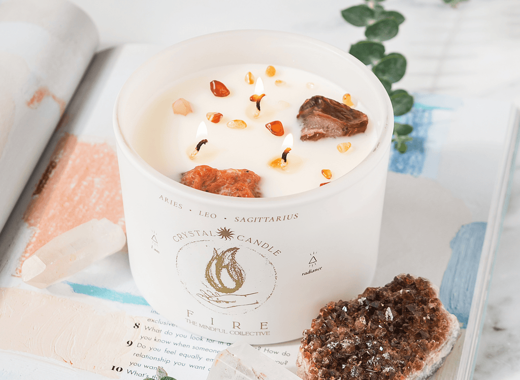 Fire Elements Candle 12oz - Luna & Co. SoaperyTHE MINDFUL COLLECTIVELuna & Co. Soapery