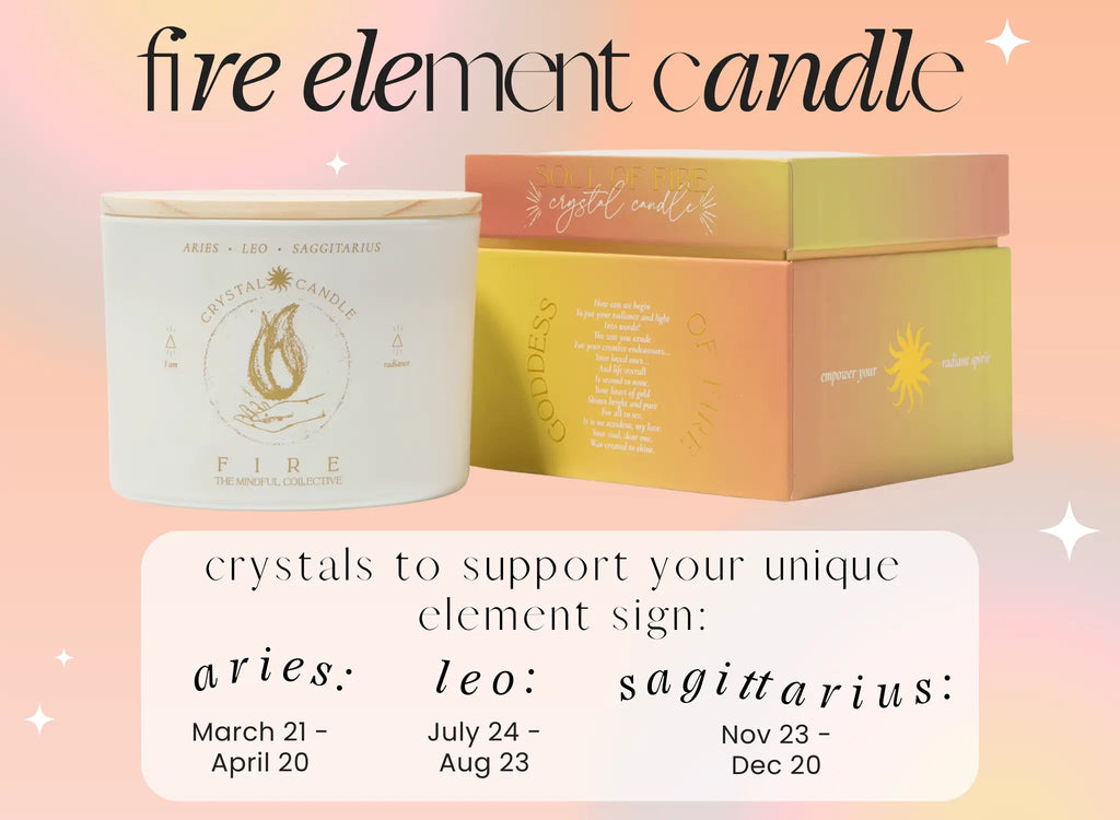Fire Elements Candle 12oz - Luna & Co. SoaperyTHE MINDFUL COLLECTIVELuna & Co. Soapery