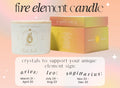 Fire Elements Candle 12oz - Luna & Co. SoaperyTHE MINDFUL COLLECTIVELuna & Co. Soapery