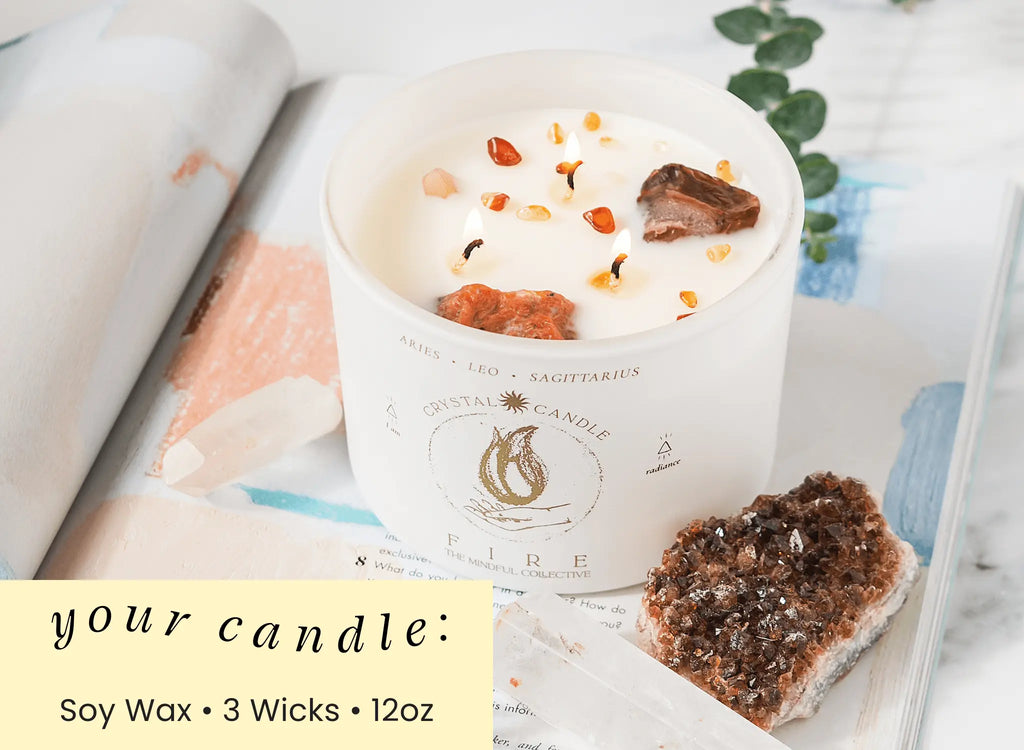 Fire Elements Candle 12oz - Luna & Co. SoaperyTHE MINDFUL COLLECTIVELuna & Co. Soapery