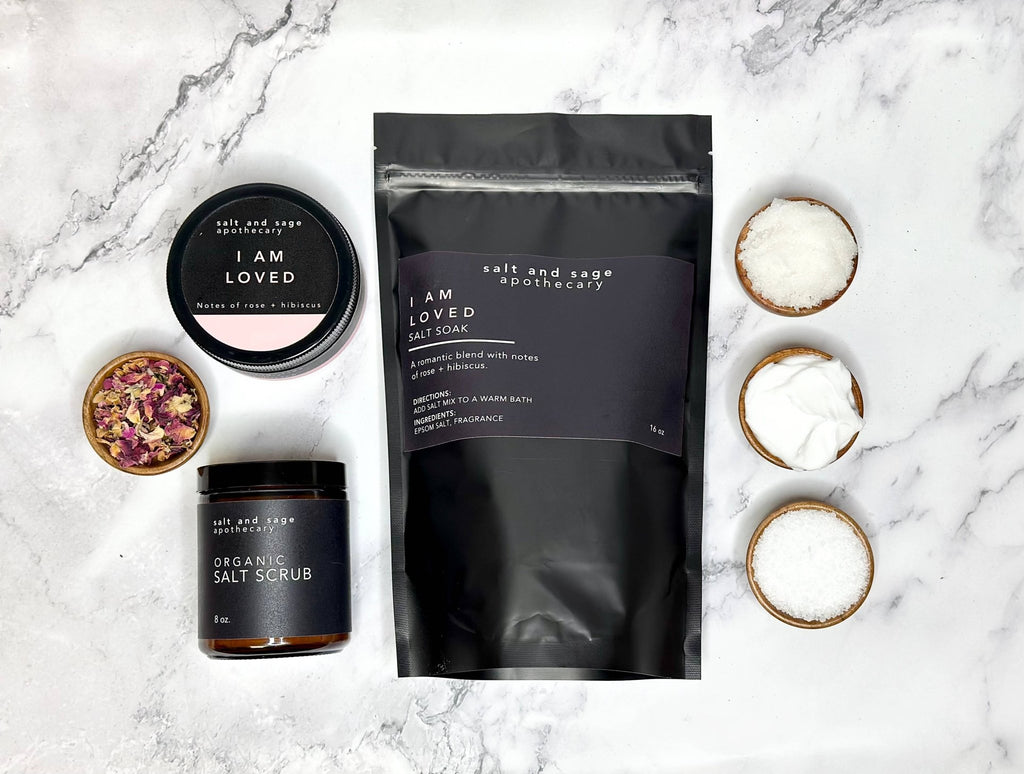 I AM Loved Whipped Organic Body Butter - Luna & Co. SoaperySalt & Sage ApothecaryLuna & Co. Soapery