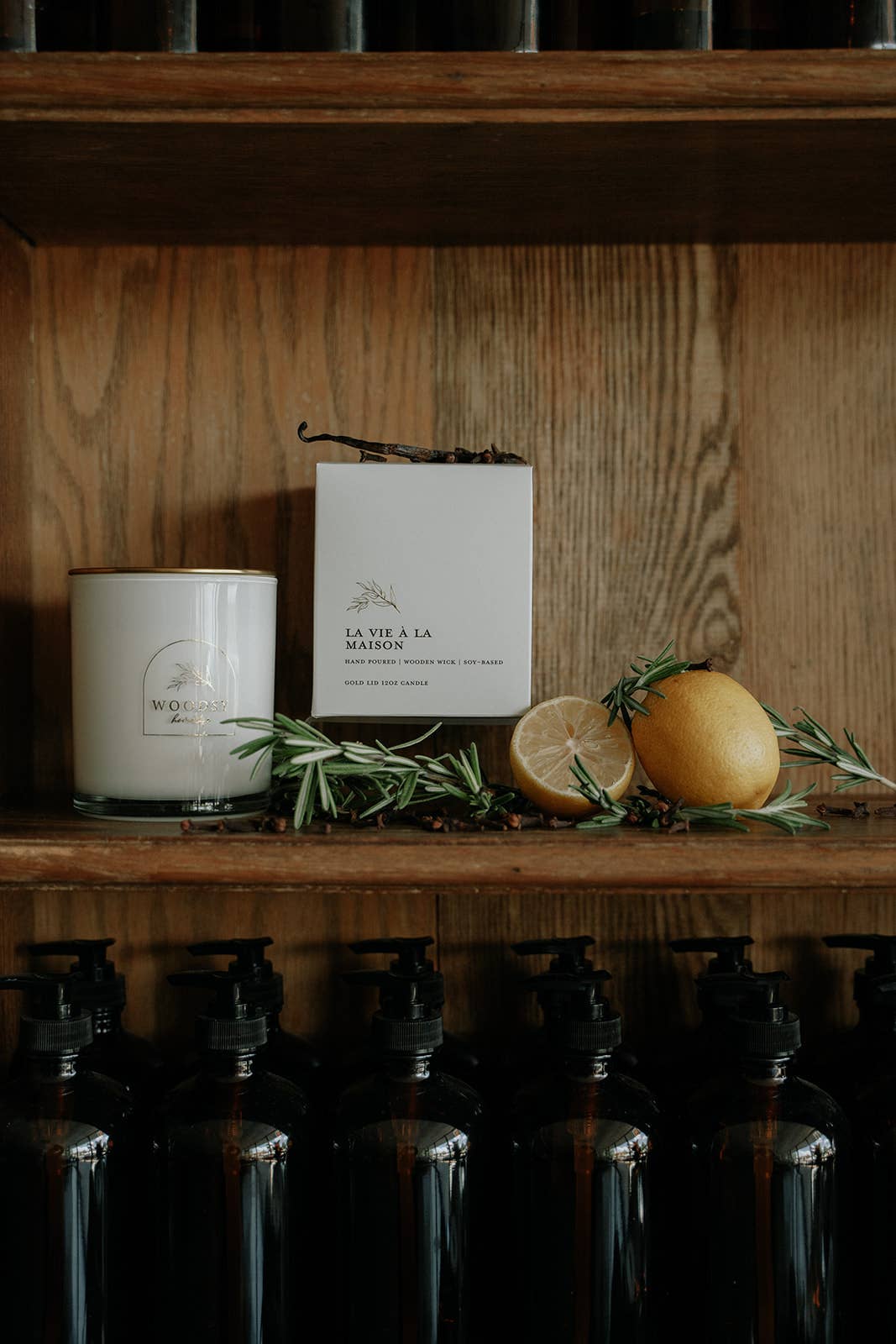 La Vie a La Maison/Golden Lid & Boutique Box - Luna & Co. SoaperyWoodsy HomelifeLuna & Co. Soapery