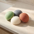 Natural Konjac Facial Cleansing Sponge | Earth Day Best: Seafoam Green - Luna & Co. SoaperyBamboo SwitchLuna & Co. Soapery