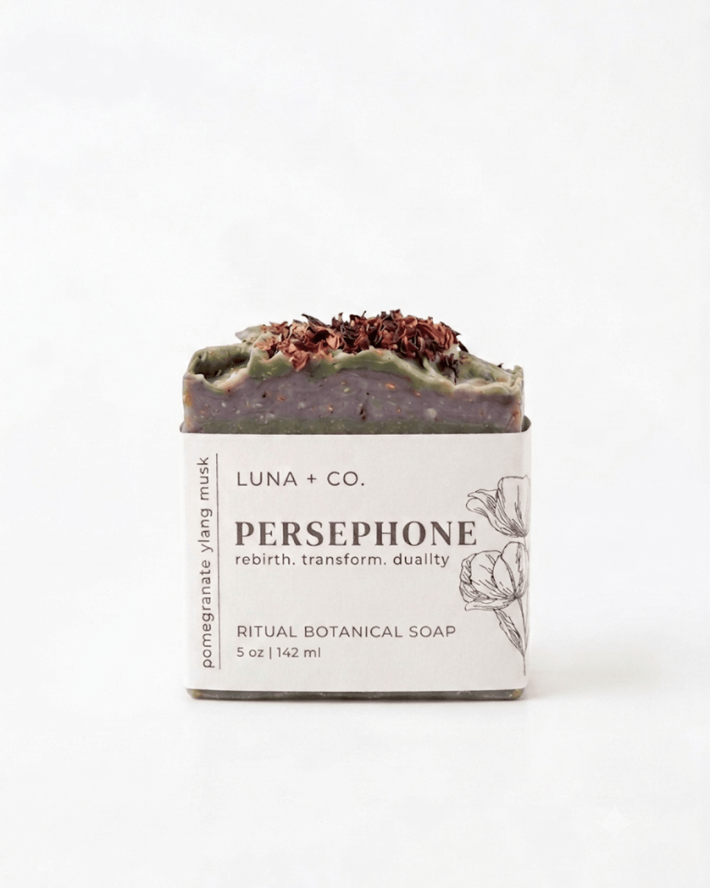 Persephone: Pomegranate Ylang Musk Soap - Luna & Co. SoaperysoapLuna & Co. SoaperyLuna & Co. Soapery