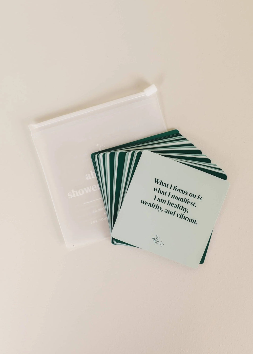 Shower Affirmation™ Cards - Abundance - Luna & Co. SoaperyOracle/TarotJaxKellyLuna & Co. Soapery
