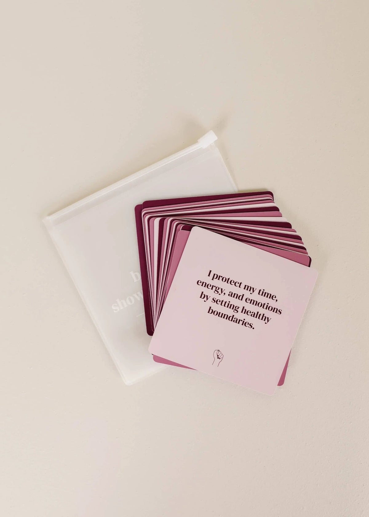 Shower Affirmation™ Cards - Boundaries - Luna & Co. SoaperyOracle/TarotJaxKellyLuna & Co. Soapery