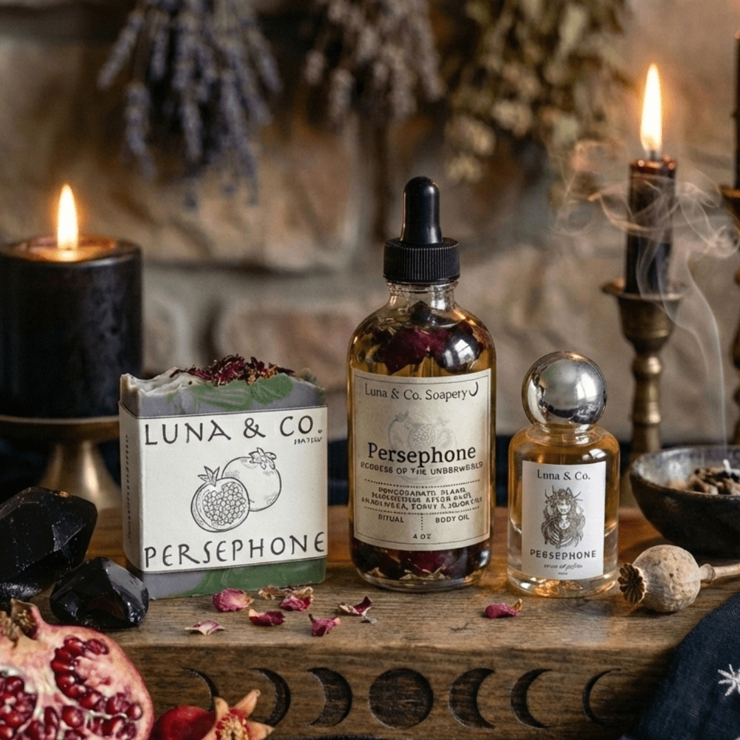 The Persephone Transformation Bundle + Guide - Luna & Co. SoaperyRitual SuppliesLuna & Co. SoaperyLuna & Co. Soapery