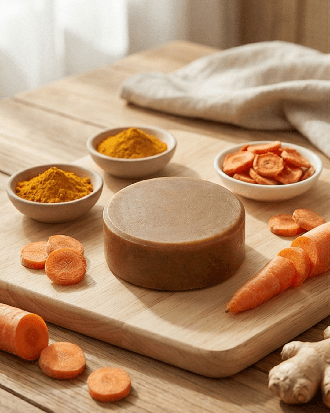 Turmeric + Carrot Juice Face Bar - Luna & Co. SoaperysoapLuna & Co. SoaperyLuna & Co. Soapery