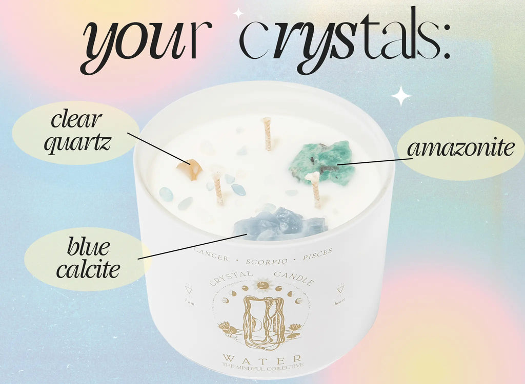 Water Elements Candle 12oz - Luna & Co. SoaperyTHE MINDFUL COLLECTIVELuna & Co. Soapery