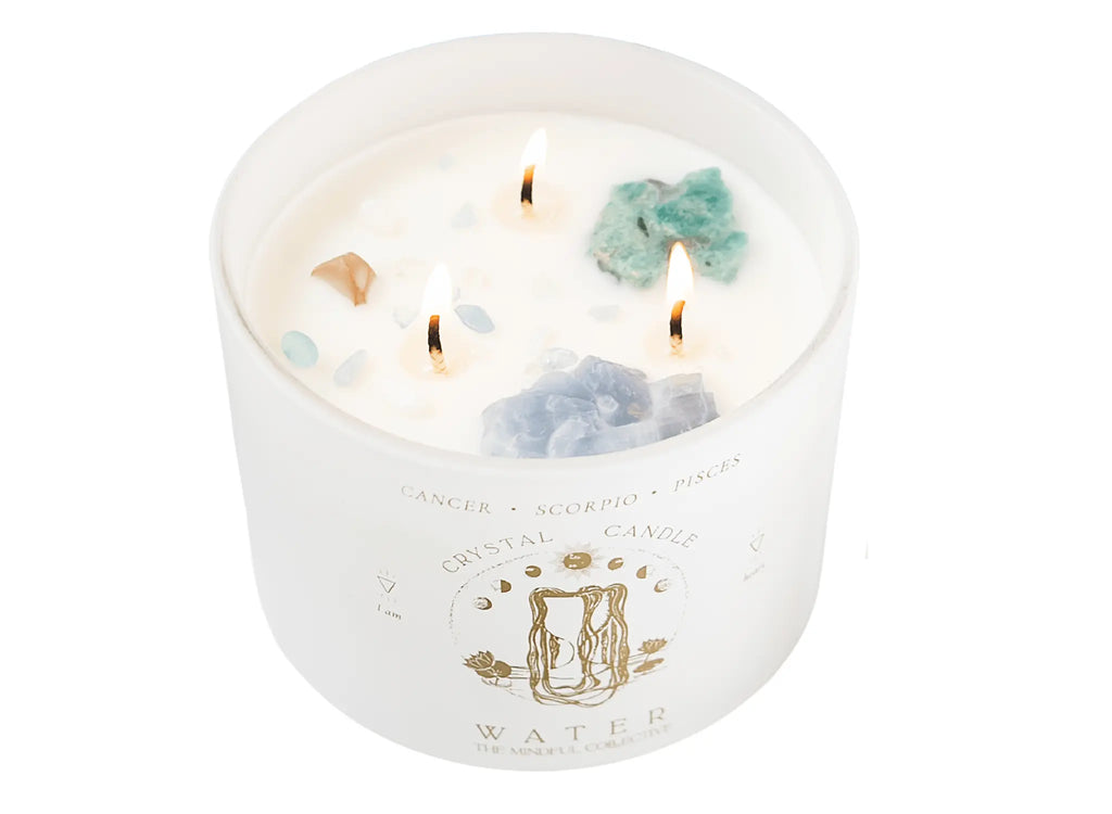 Water Elements Candle 12oz - Luna & Co. SoaperyTHE MINDFUL COLLECTIVELuna & Co. Soapery
