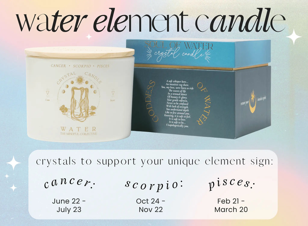 Water Elements Candle 12oz - Luna & Co. SoaperyTHE MINDFUL COLLECTIVELuna & Co. Soapery